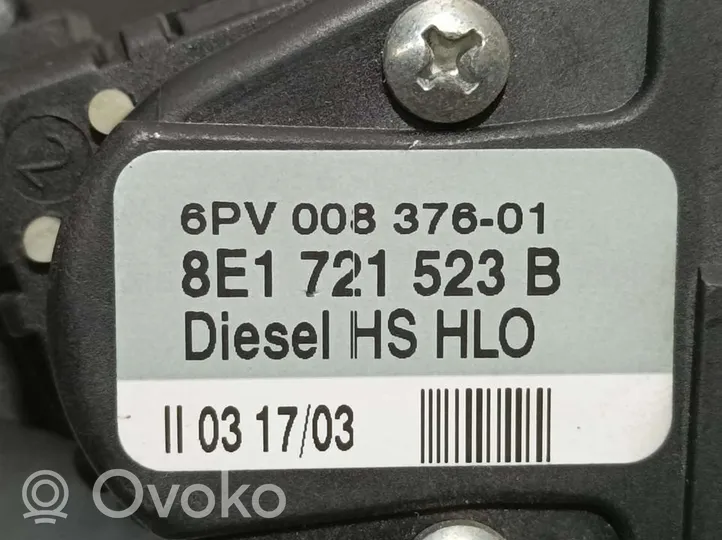 Audi A4 S4 B6 8E 8H Akceleratoriaus pedalas 8E1721523B