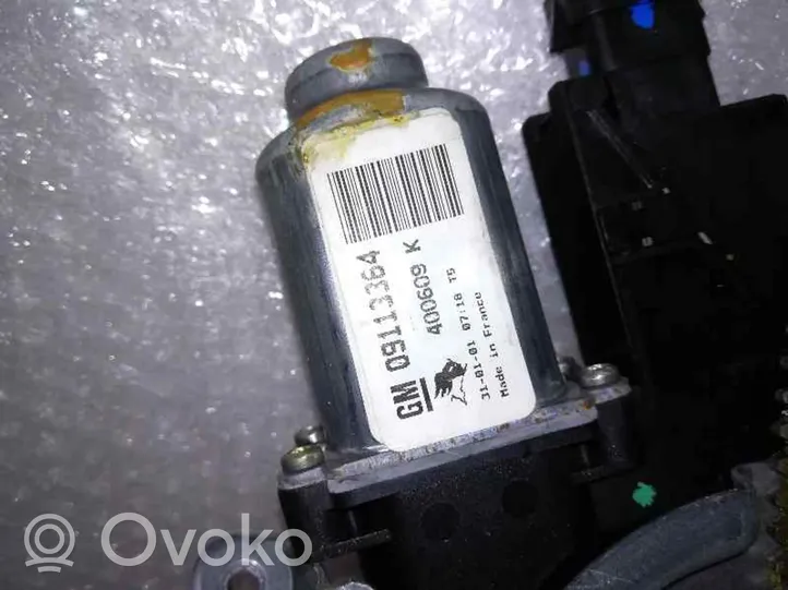 Opel Corsa C Alzacristalli elettrico della portiera anteriore 09113364