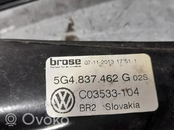 Volkswagen Golf VII Etuoven sähkökäyttöinen ikkunan nostin 5G4837462G