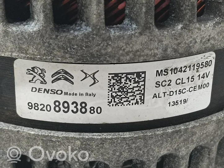 Citroen C3 Alternator 9820893880