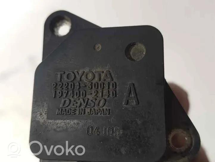 Toyota Dyna U300 U400 Misuratore di portata d'aria 2220430010