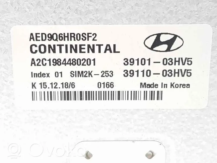 Hyundai Ioniq Moottorin ohjainlaite/moduuli 3910103HV5