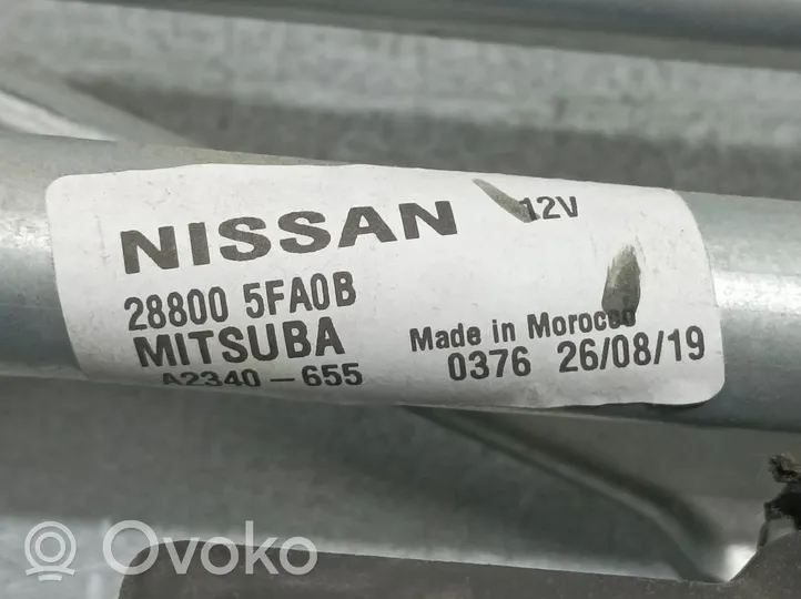 Nissan Micra K14 Etupyyhkimen vivusto ja moottori 288005FA0B