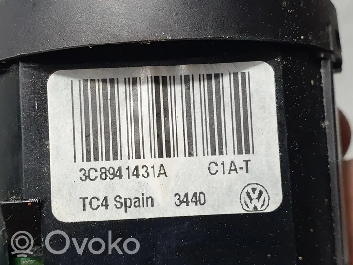 Volkswagen PASSAT B7 Przełącznik świateł 3C8941431A