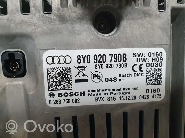 Audi A3 8Y Nopeusmittari (mittaristo) 8Y0920790B