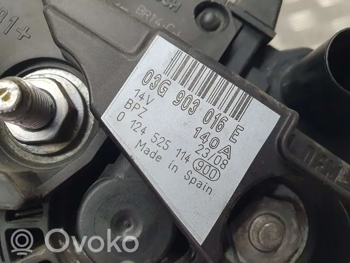 Audi A4 S4 B8 8K Generaattori/laturi 03G903016E