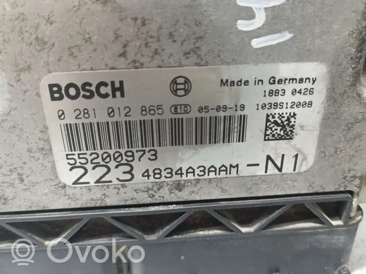 Fiat Doblo Sterownik / Moduł ECU 55200973