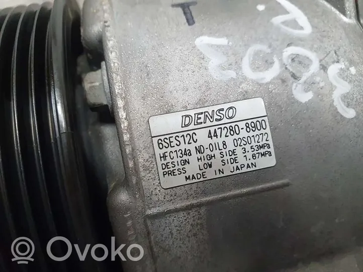 Toyota Auris E180 Ilmastointilaitteen kompressorin pumppu (A/C) 6SES12C