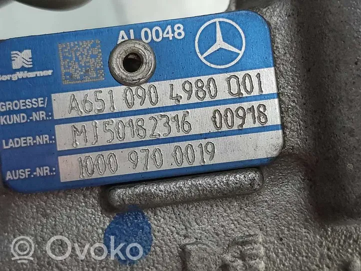 Mercedes-Benz E W212 Turbo A6510904980001