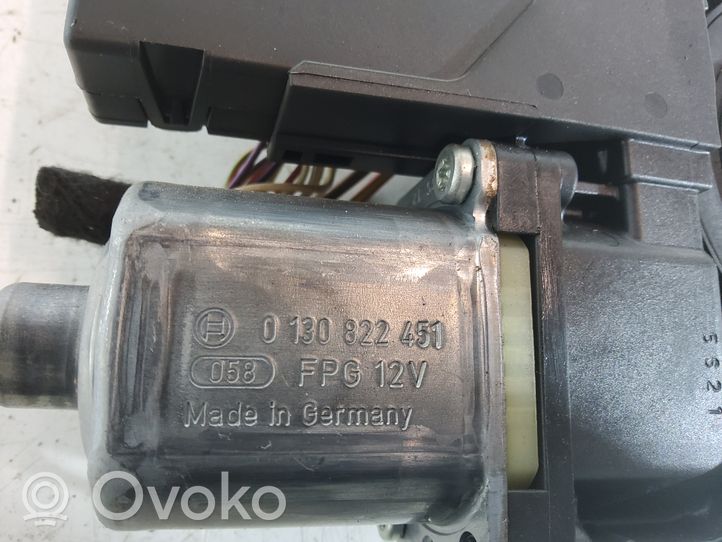 Volkswagen PASSAT B7 Front door window regulator motor 0130822451