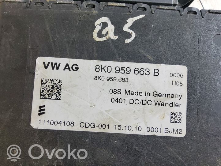 Audi Q5 SQ5 Unidad de control del administrador de energía 8K0959663B