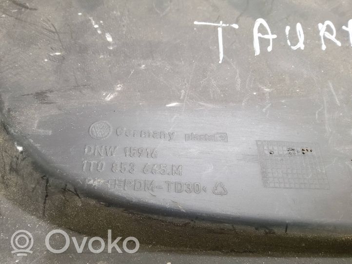 Volkswagen Touran II Etupuskurin alempi jäähdytinsäleikkö 1T0853665M