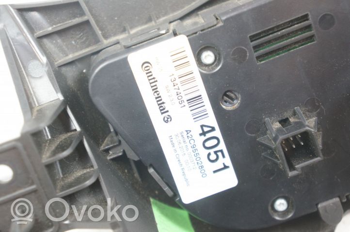 Opel Zafira C Panel klimatyzacji 13474051