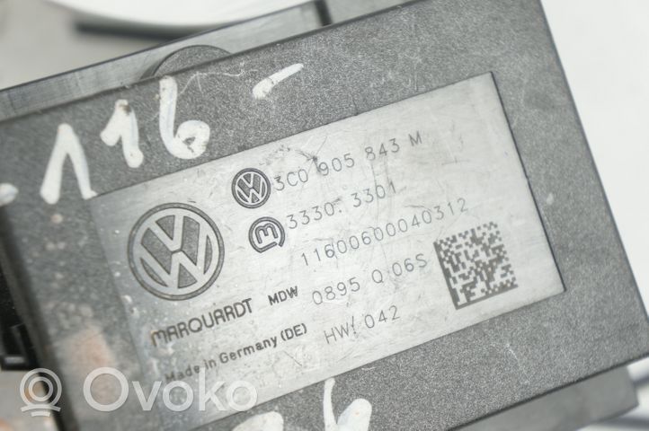 Volkswagen PASSAT B6 Verrouillage de commutateur d'allumage 3C0905843M