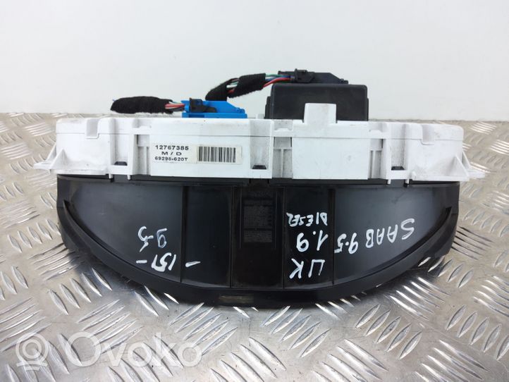 Saab 9-5 Compteur de vitesse tableau de bord 12767385