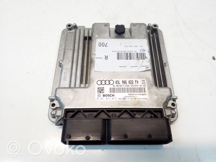 Audi A6 S6 C6 4F Variklio valdymo blokas 03L906022FH