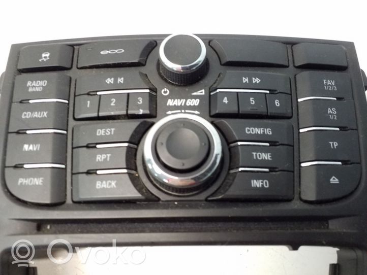 Opel Astra J Unité de commande console centrale 13337222