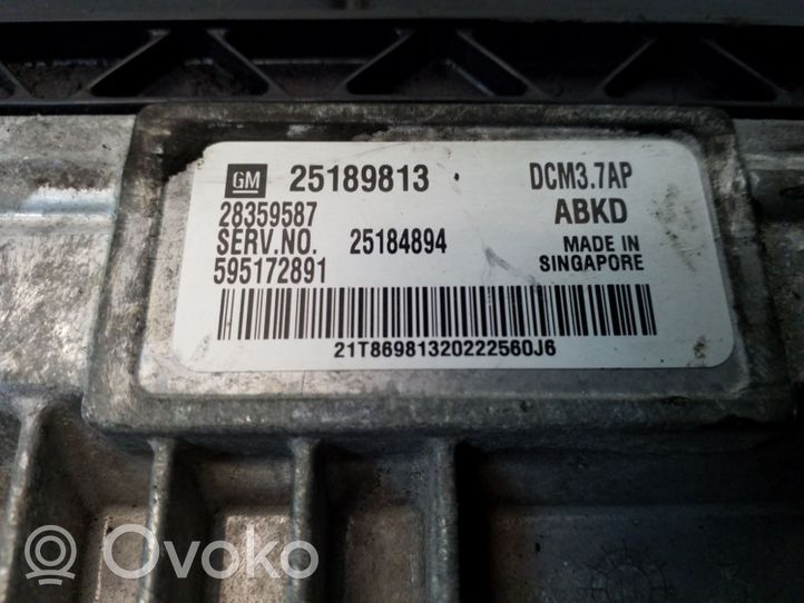 Opel Antara Calculateur moteur ECU 25189813