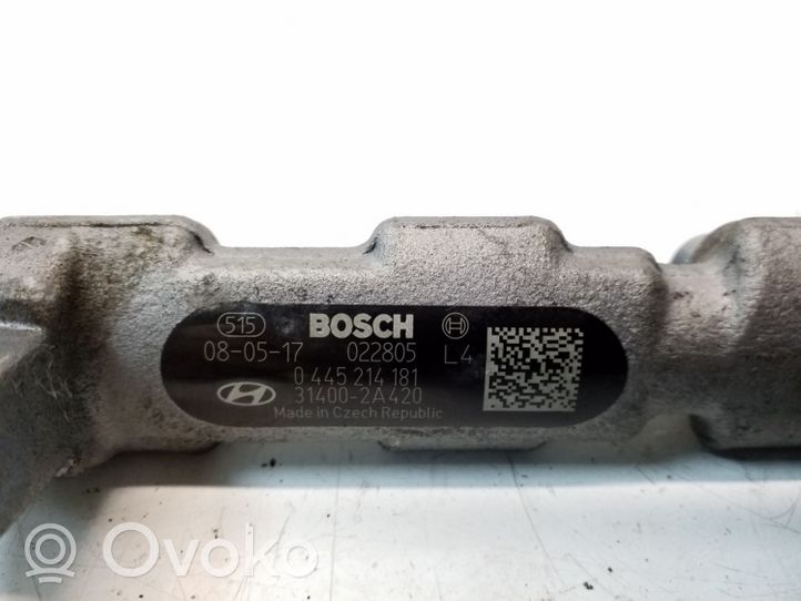 Hyundai i30 Kraftstoffverteiler Einspritzleiste Verteilerrohr 314002A420