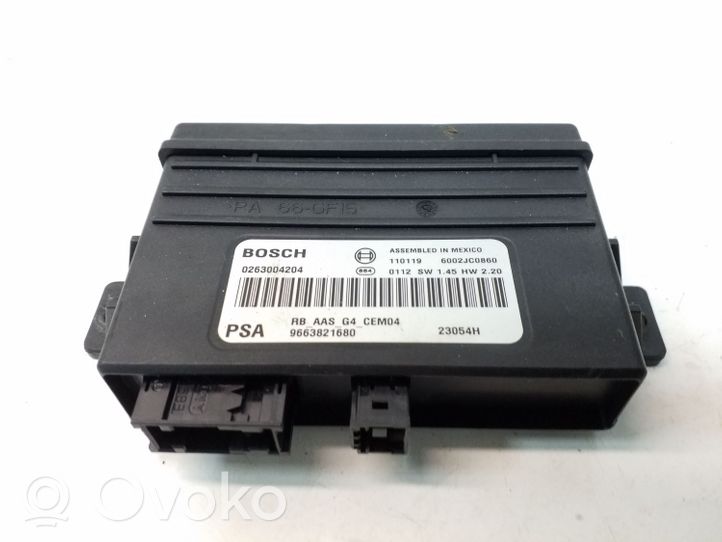 Citroen C3 Parking PDC control unit/module 9663821680