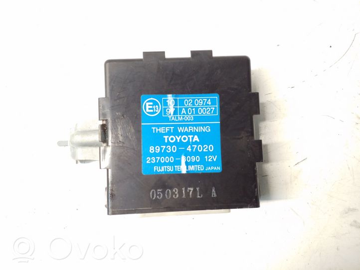 Toyota Prius (XW20) Centralina/modulo allarme 2370003090