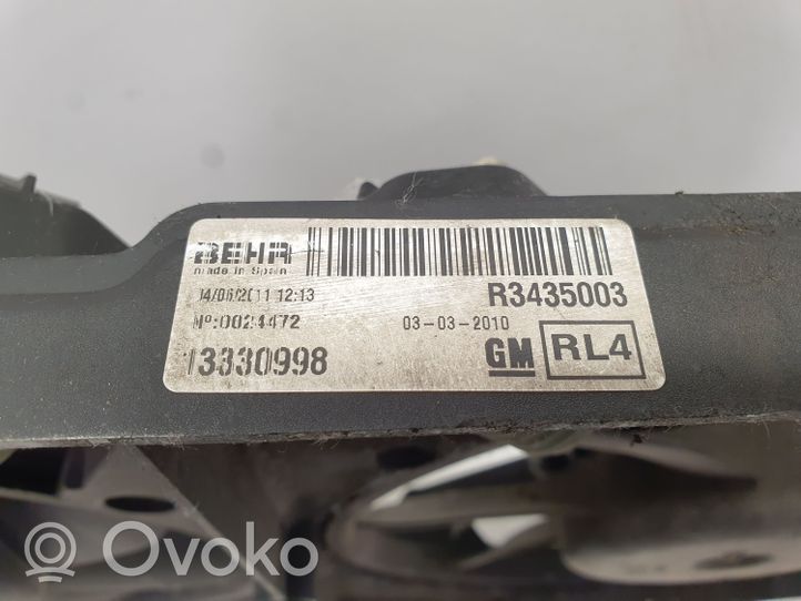 Opel Meriva B Osłona wentylatora chłodnicy W8216002