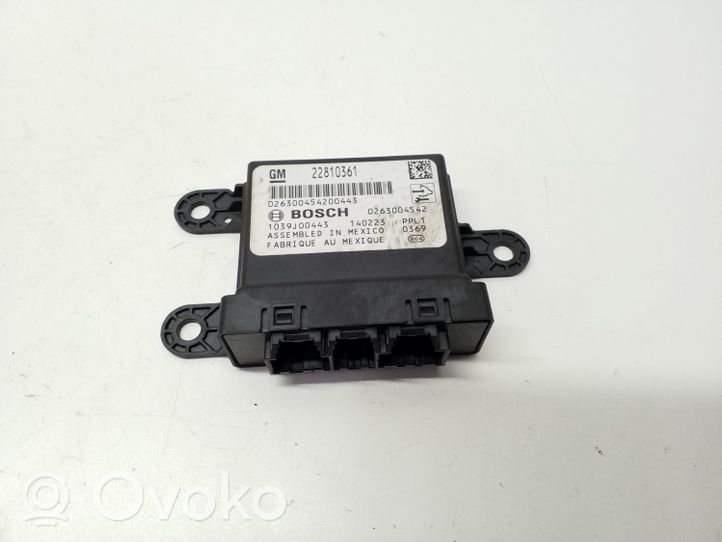 Opel Astra J Parking PDC control unit/module 0263004542