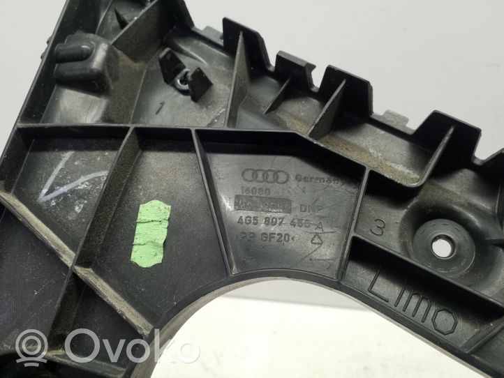 Audi A6 S6 C7 4G Staffa di rinforzo montaggio del paraurti posteriore 4G5807453A