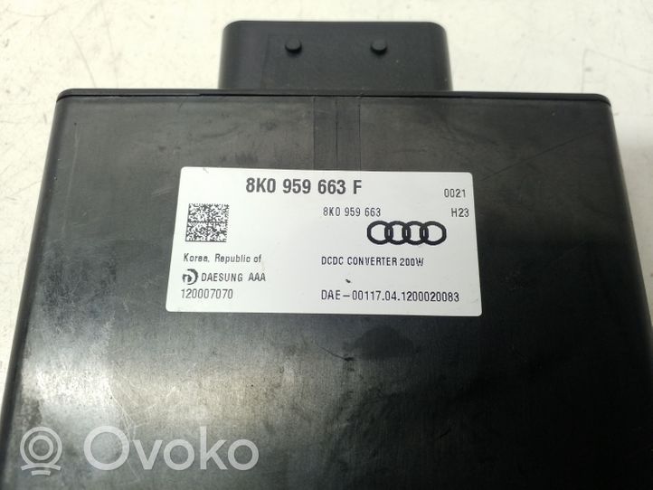 Audi A6 S6 C7 4G Unité de contrôle à bord d'alimentation 8K0959663F