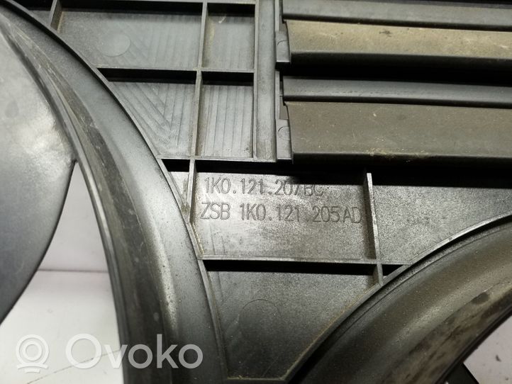 Volkswagen Tiguan Radiator cooling fan shroud 1K0121207BC