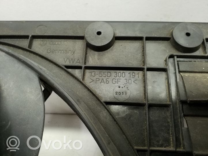 Volkswagen PASSAT B7 Convogliatore ventilatore raffreddamento del radiatore 1K0121207BC