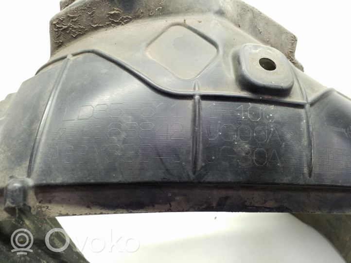 Nissan X-Trail T31 Rivestimento paraspruzzi passaruota anteriore 63842JG00A