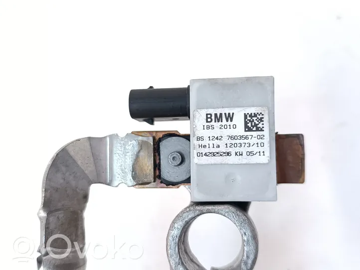 BMW X5M E70 Câble négatif masse batterie 760356702