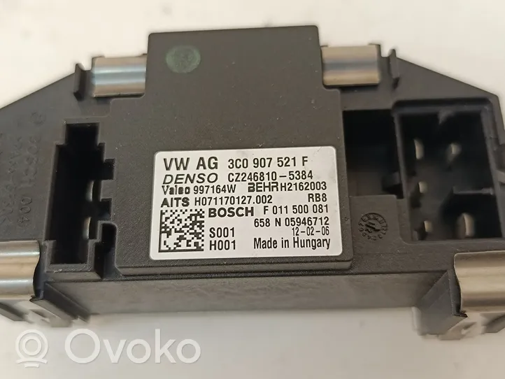 Volkswagen Tiguan Heater blower motor/fan resistor 3C0907521F