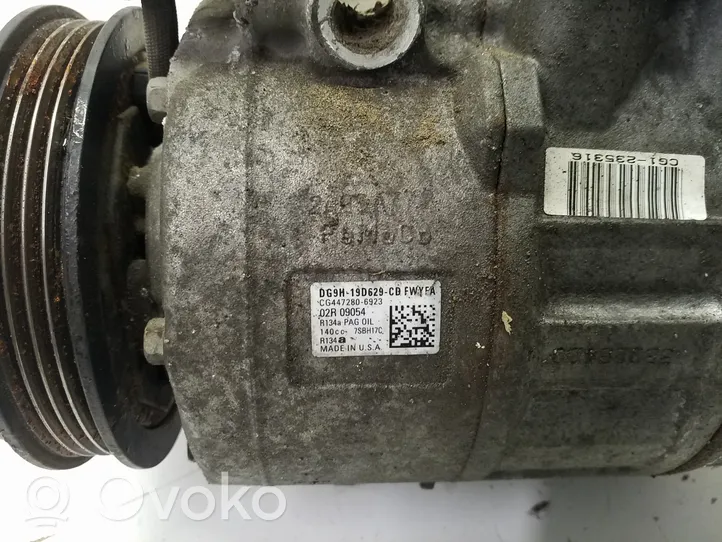 Ford Fusion II Kompresor / Sprężarka klimatyzacji A/C DG9H19D629CD