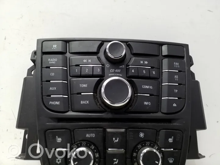 Opel Astra J Controllo multimediale autoradio 13360107