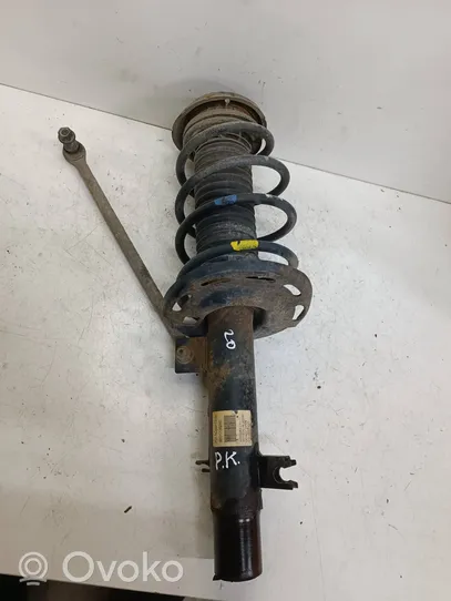 Citroen C3 Front shock absorber with coil spring 9801736280