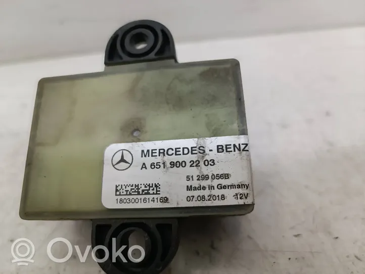 Mercedes-Benz Sprinter W906 Relais de bougie de préchauffage A6519002203