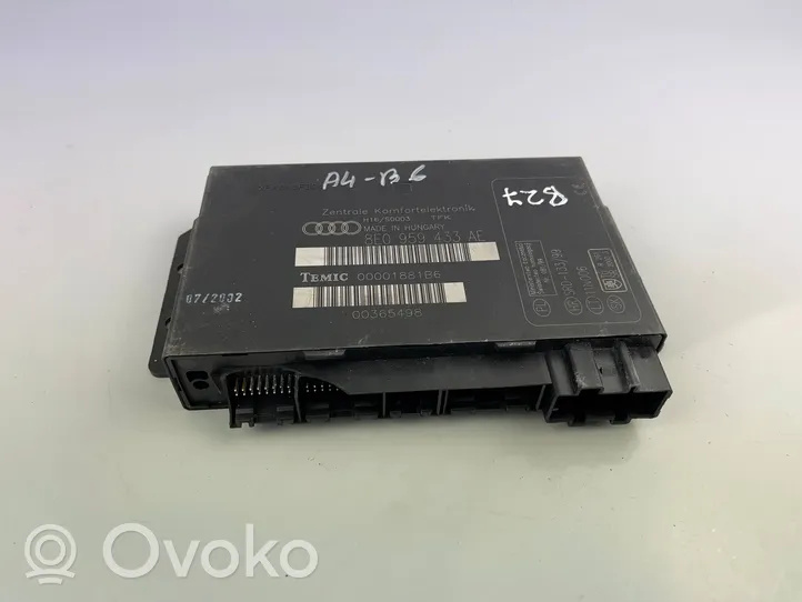 Audi A4 S4 B6 8E 8H Module confort 8E0959433AE