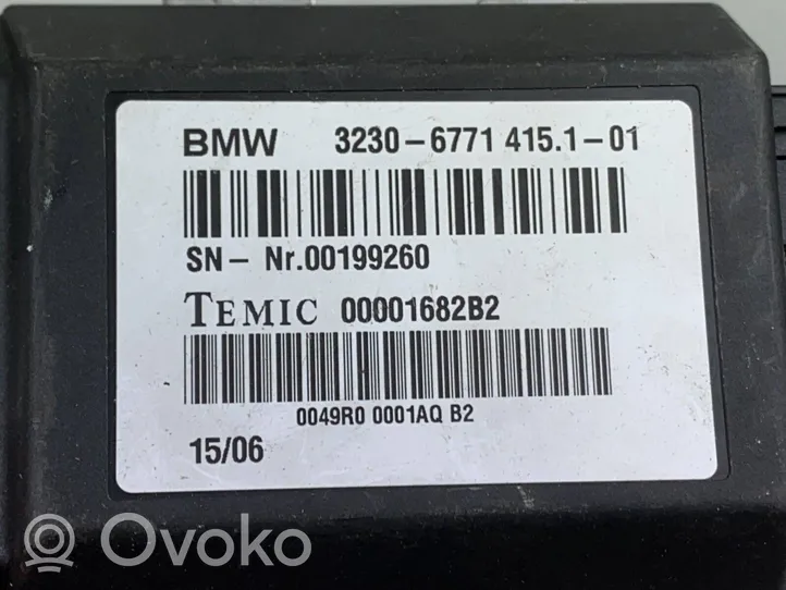 BMW 7 E65 E66 Steering rack control module 6771415