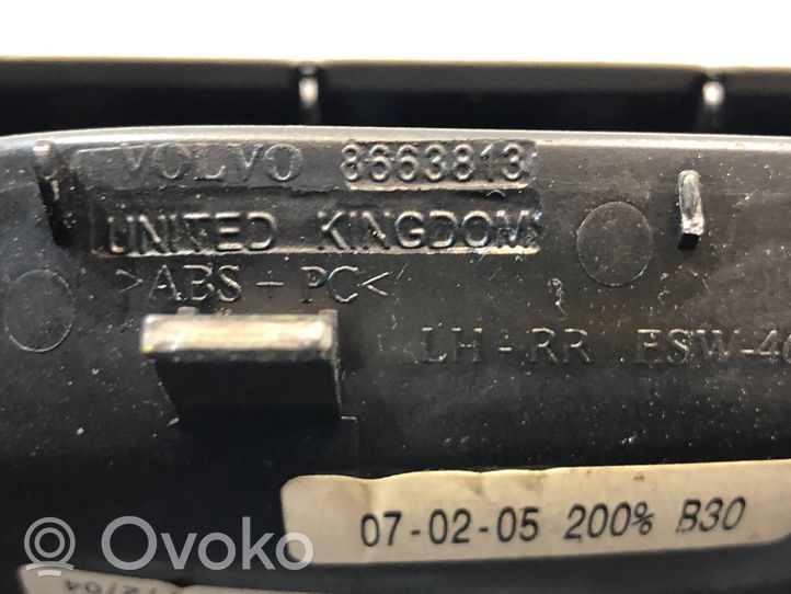 Volvo V50 Takaoven ikkunan kytkimen kehys 8663813