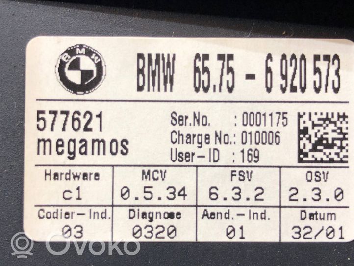 BMW 7 E65 E66 Boîtier module alarme 6920573