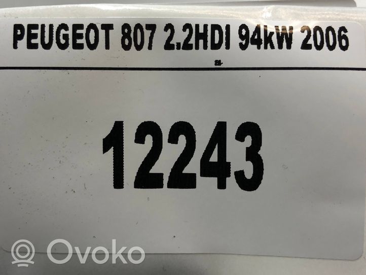 Peugeot 807 Liukuoven lista (muoto) 