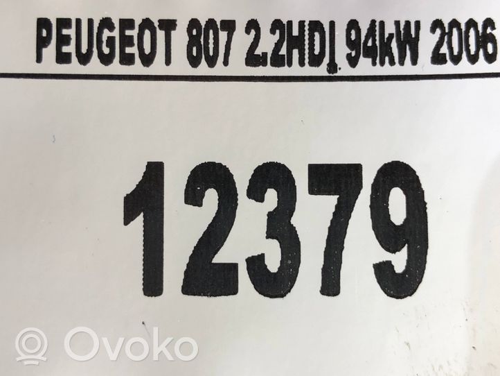 Peugeot 807 Cache carter courroie de distribution 9642191680