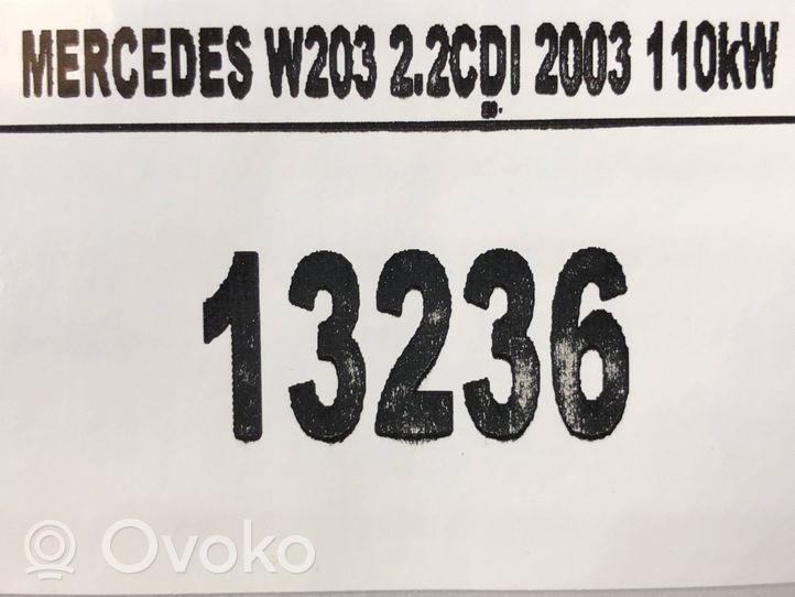 Mercedes-Benz C W203 Galinių durų stiklo bėgelis 