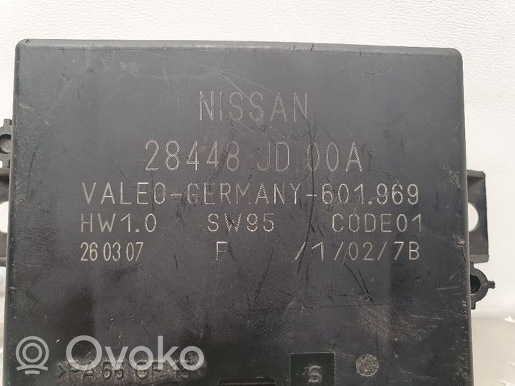 Nissan Qashqai Pysäköintitutkan (PCD) ohjainlaite/moduuli 28448JD00A