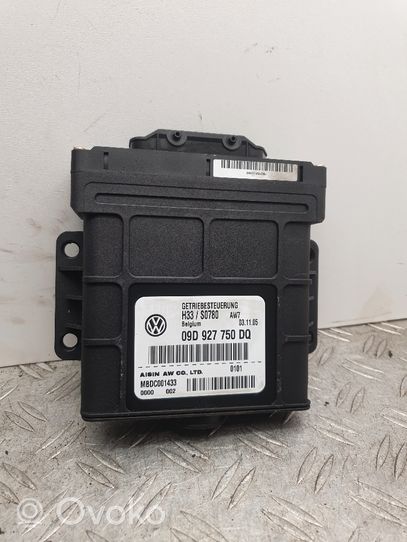 Volkswagen Touareg I Module de contrôle de boîte de vitesses ECU 09D927750DQ