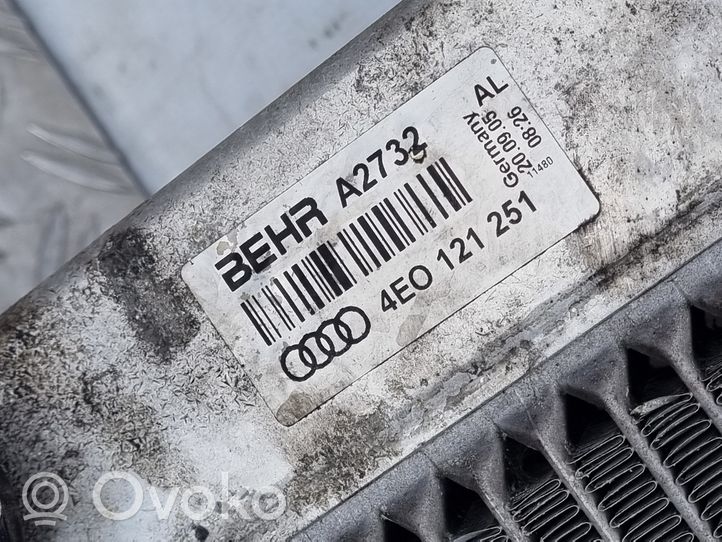 Audi A8 S8 D3 4E Radiateur de refroidissement 4E0121251