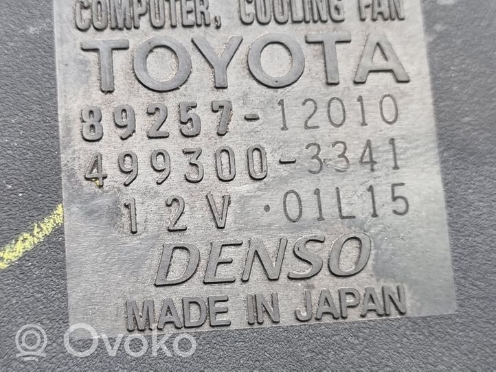 Toyota Verso Relais de ventilateur de liquide de refroidissement 8925712010