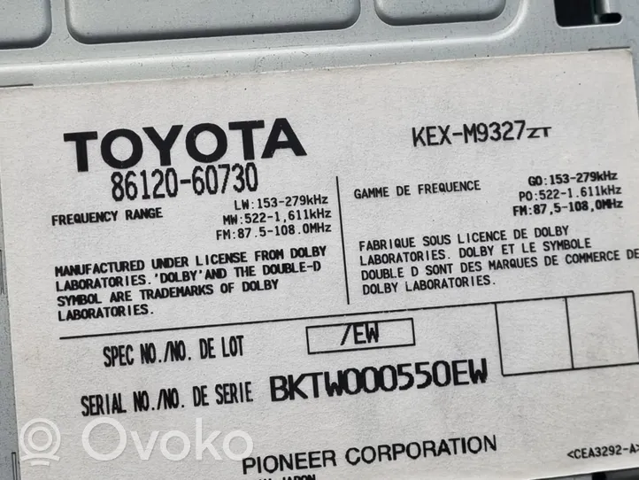 Toyota Land Cruiser (J100) Panel / Radioodtwarzacz CD/DVD/GPS KEXM9327ZT